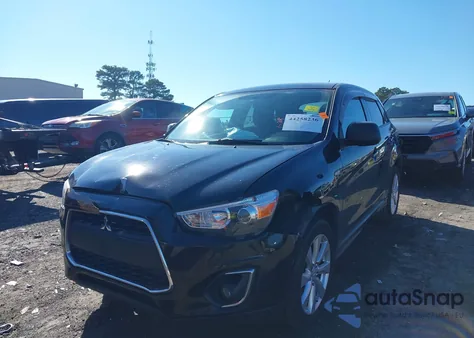 2015 Mitsubishi Outlander Sport Es from USA, damaged, VIN 4A4AP3AW1FE035560